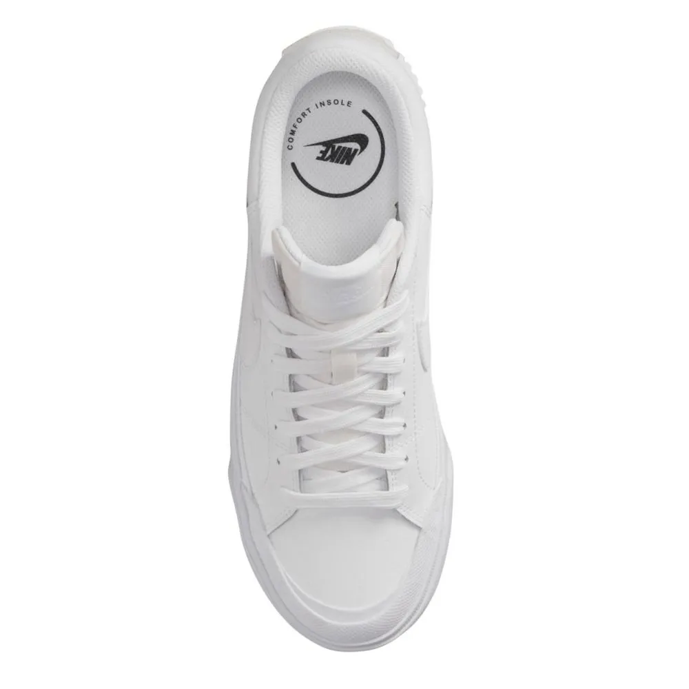 NIKE  WOMENS COURT LEGACY LIFT SNEAKER