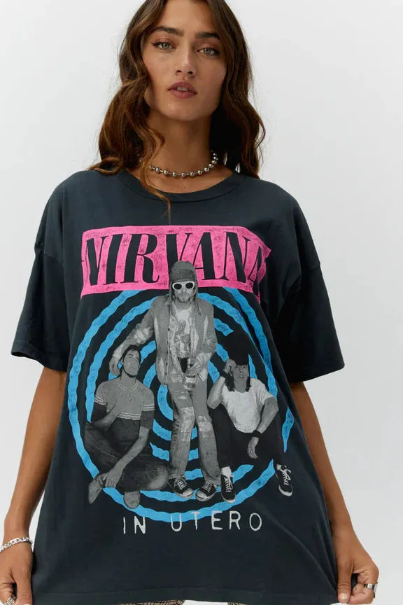 Nirvana In Utero Photo Merch Tee