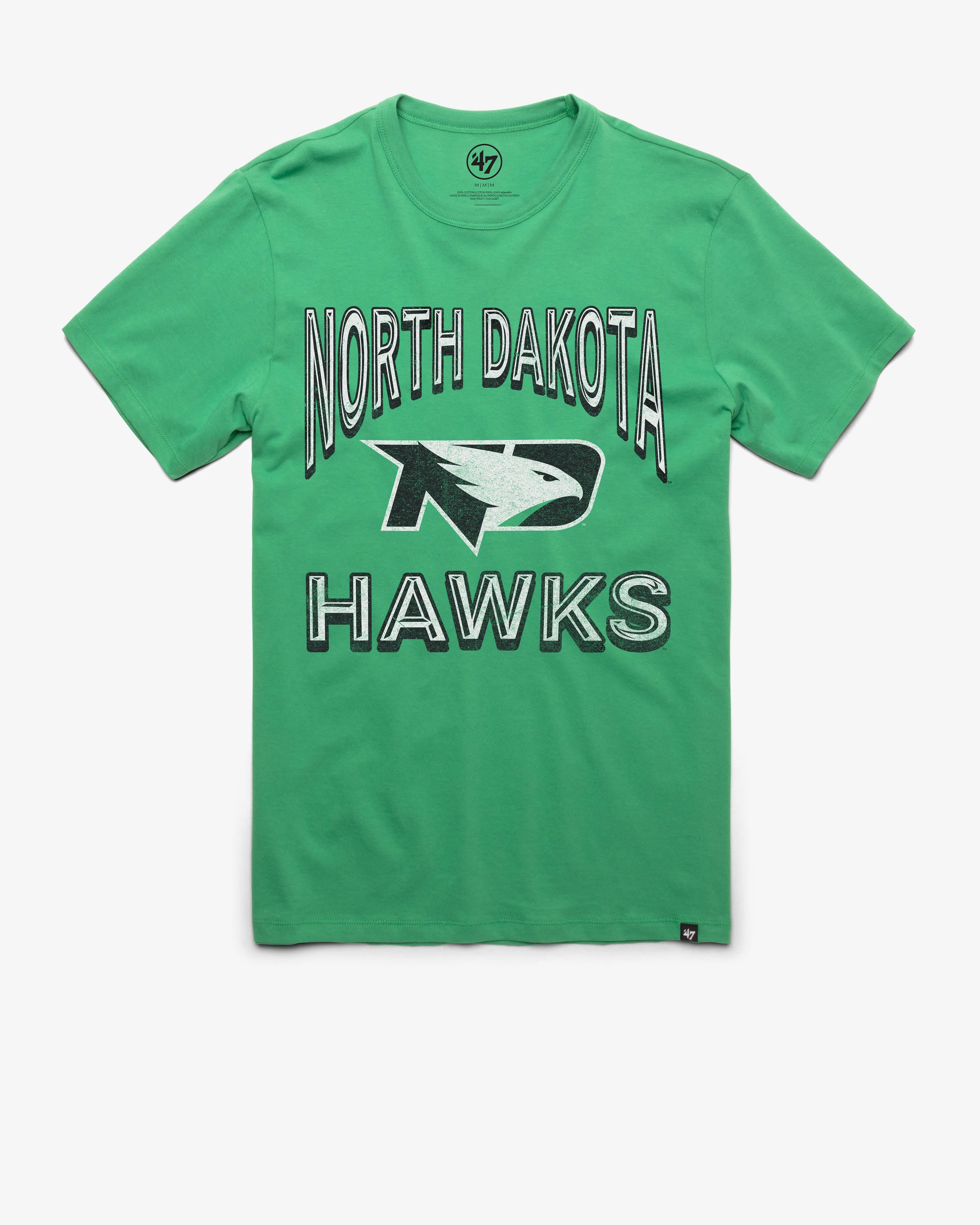 NORTH DAKOTA FIGHTING HAWKS FAN OUT '47 FRANKLIN TEE