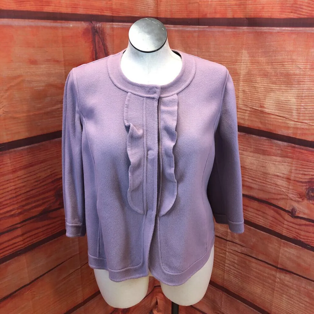 NWT TALBOTS GRACE FIT LAVENDER JACKET SZ 16 W PETITE TCC