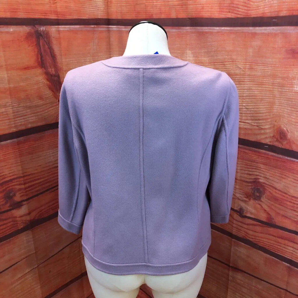 NWT TALBOTS GRACE FIT LAVENDER JACKET SZ 16 W PETITE TCC