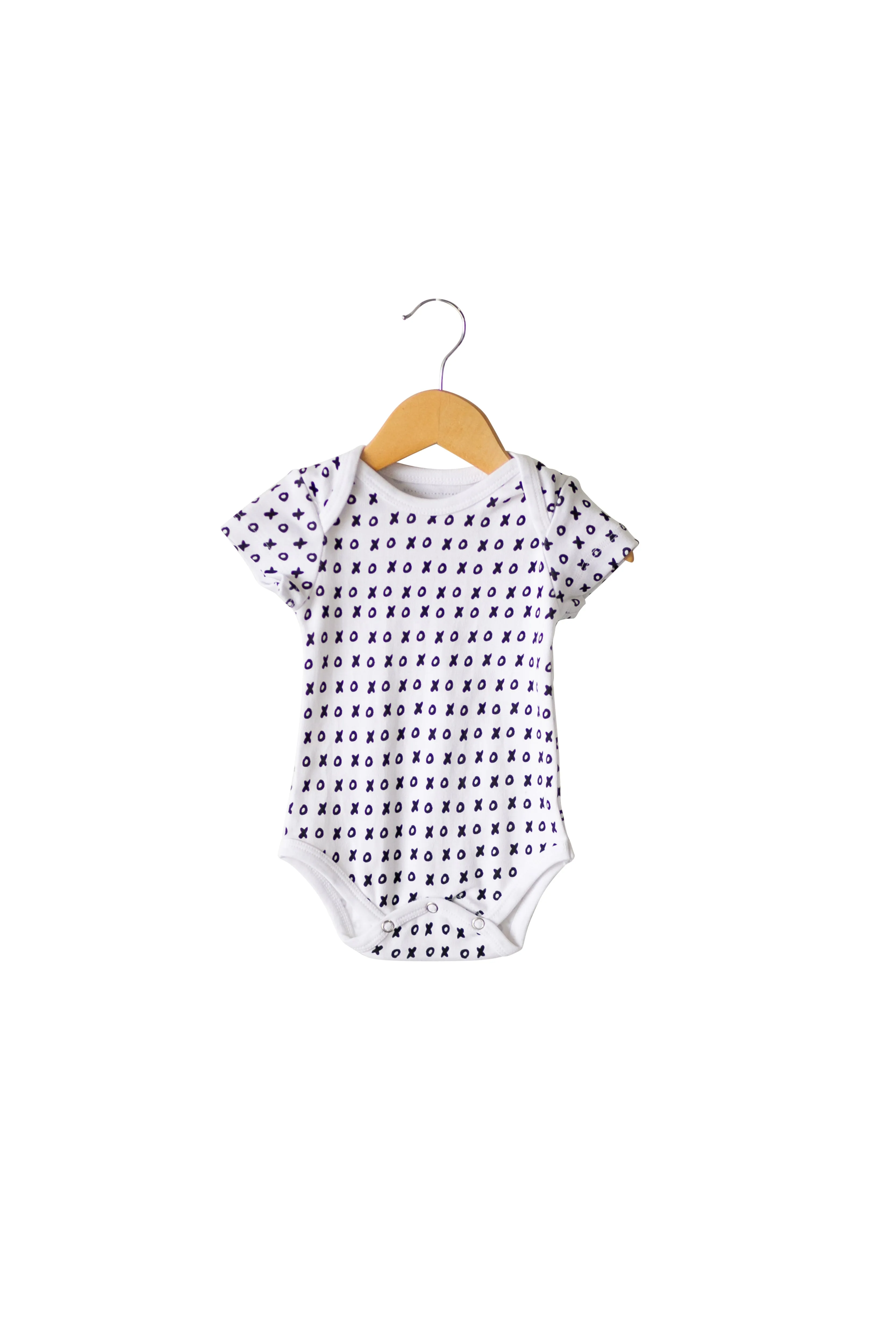 Organic Short Sleeve Bodysuit -  Prints