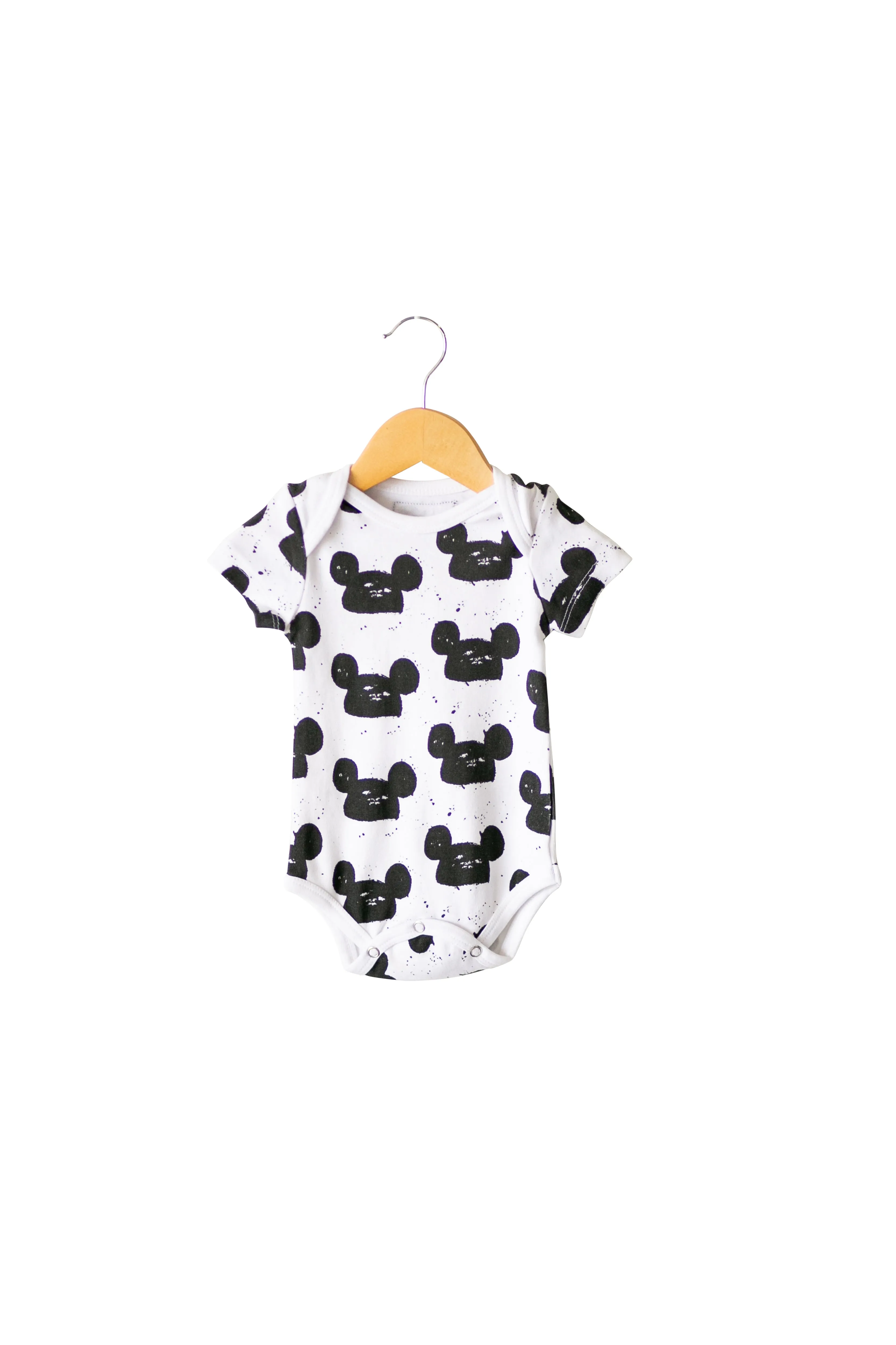 Organic Short Sleeve Bodysuit -  Prints