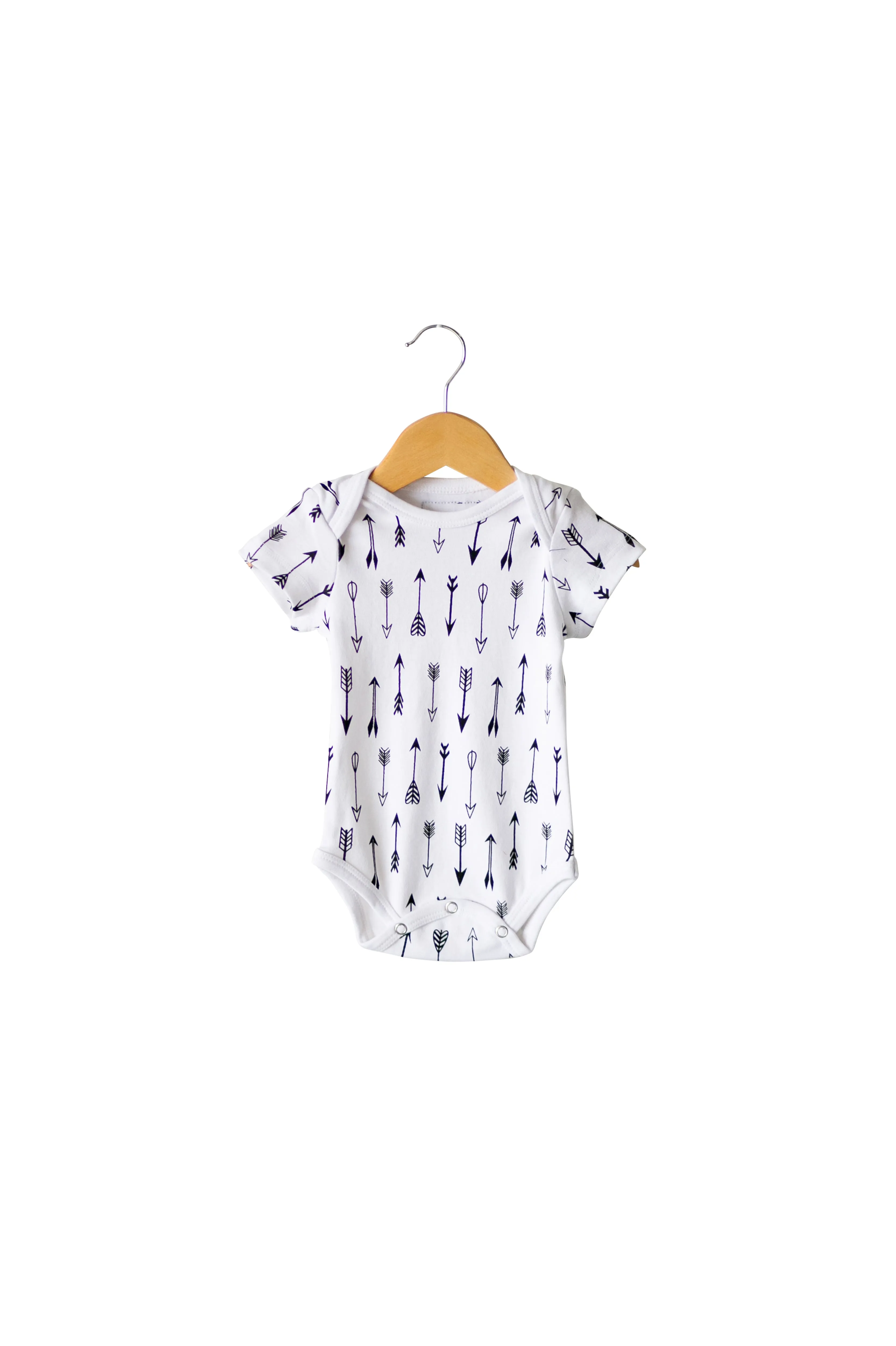 Organic Short Sleeve Bodysuit -  Prints