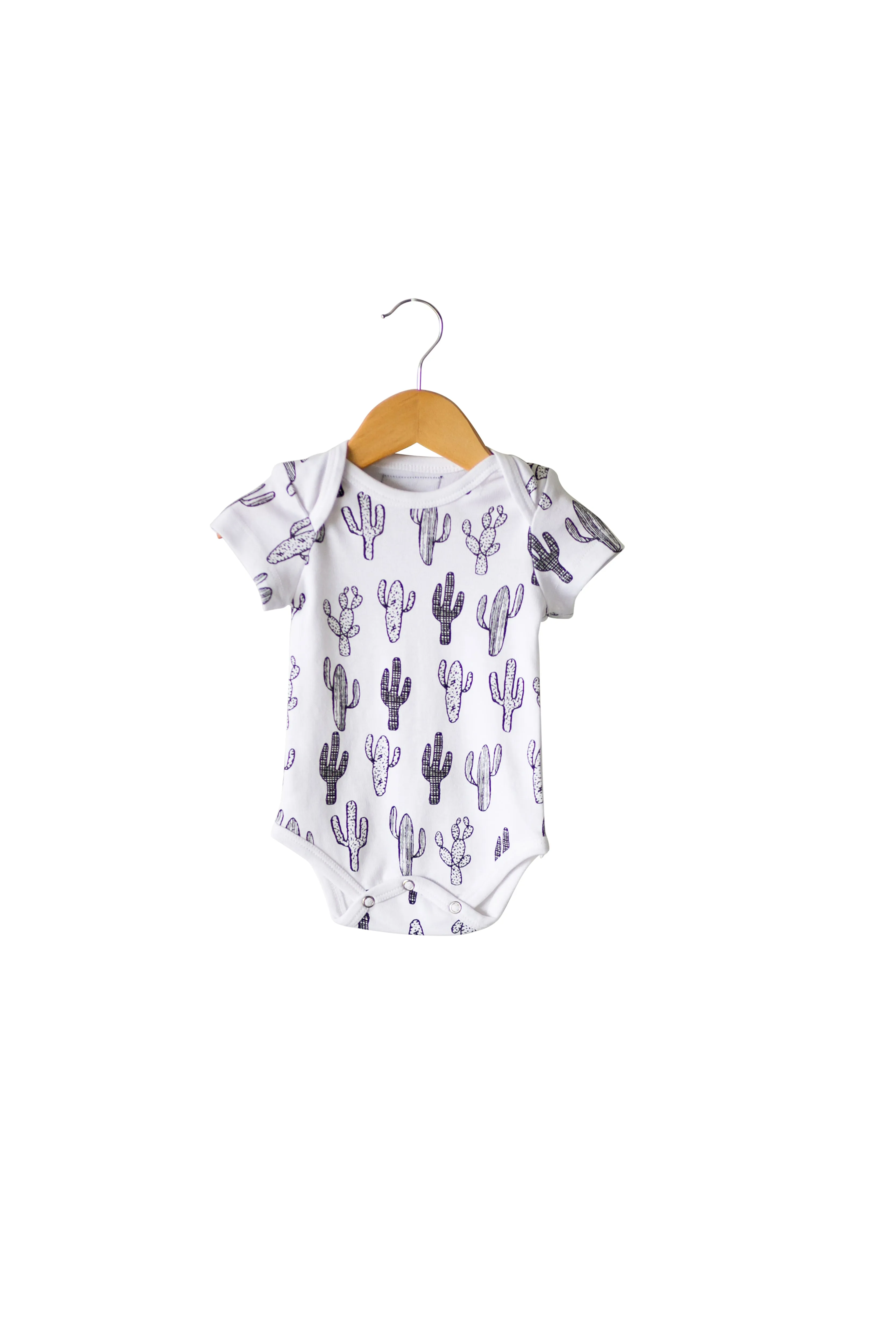 Organic Short Sleeve Bodysuit -  Prints