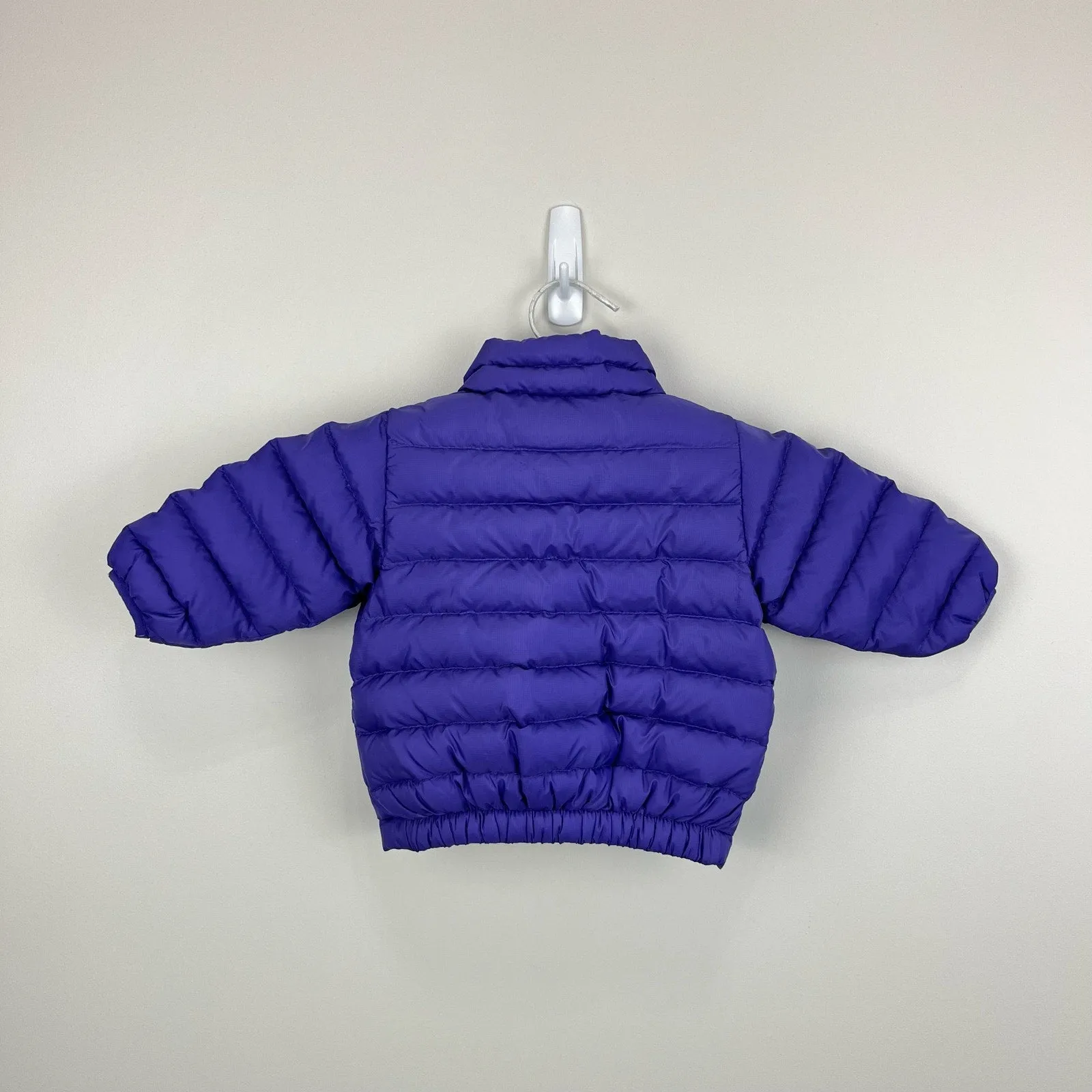 Patagonia Baby Down Sweater Coat Purple 3 Months