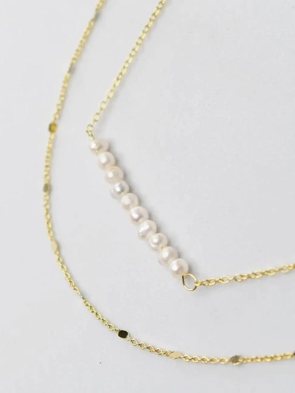 Pearl Bar Necklace