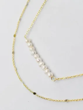 Pearl Bar Necklace