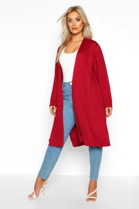 Plus Longline Duster Coat