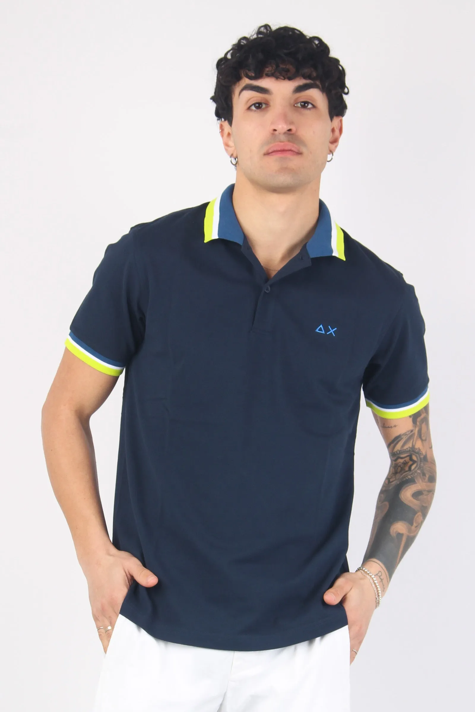 Polo Colletto Riga Navy Blue