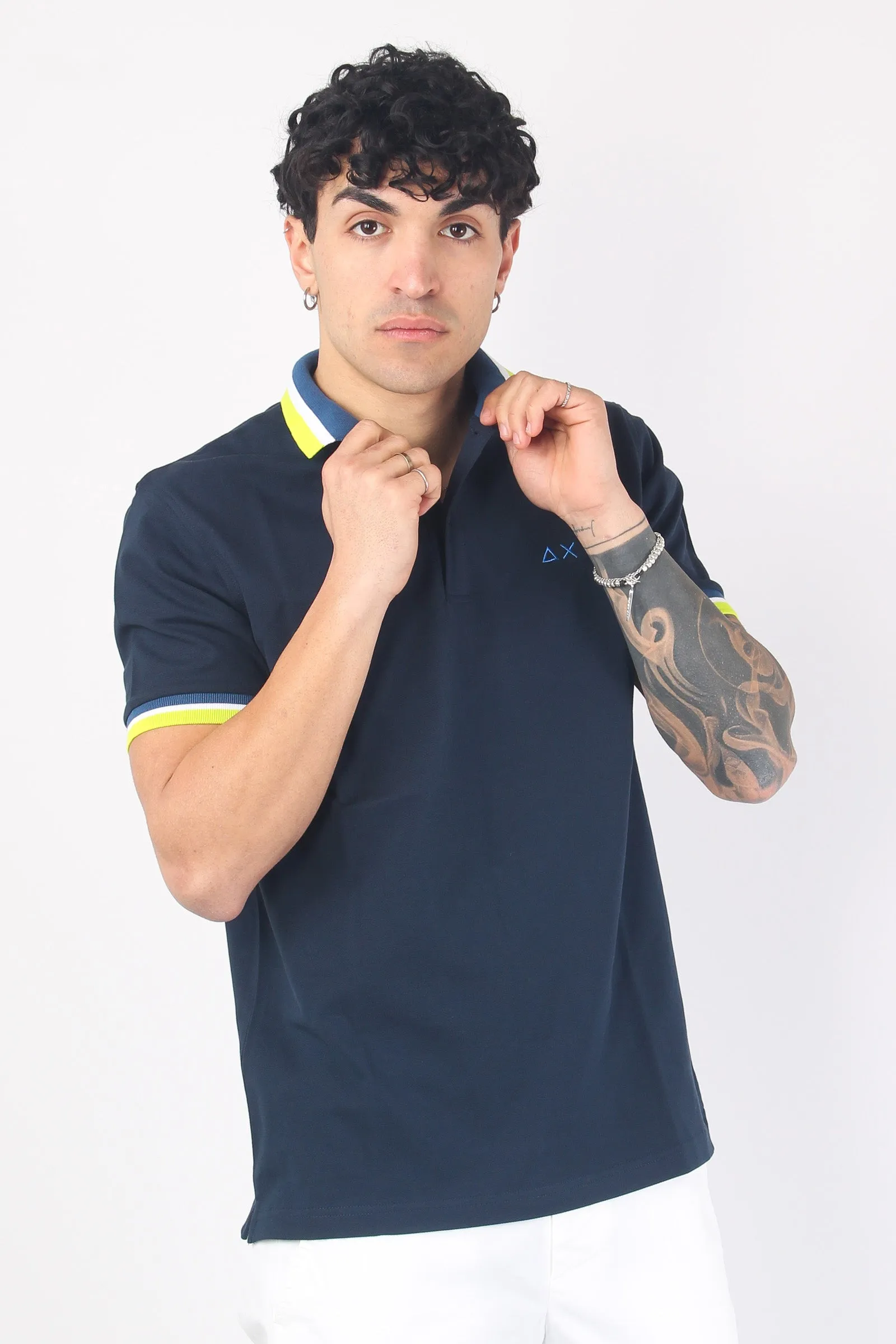 Polo Colletto Riga Navy Blue