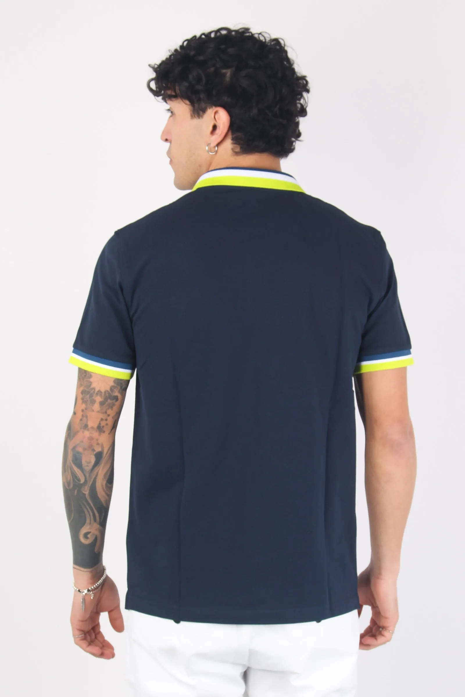 Polo Colletto Riga Navy Blue