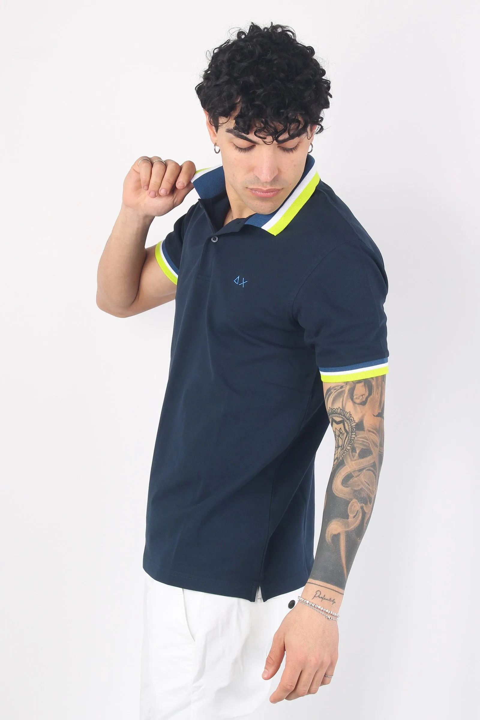 Polo Colletto Riga Navy Blue