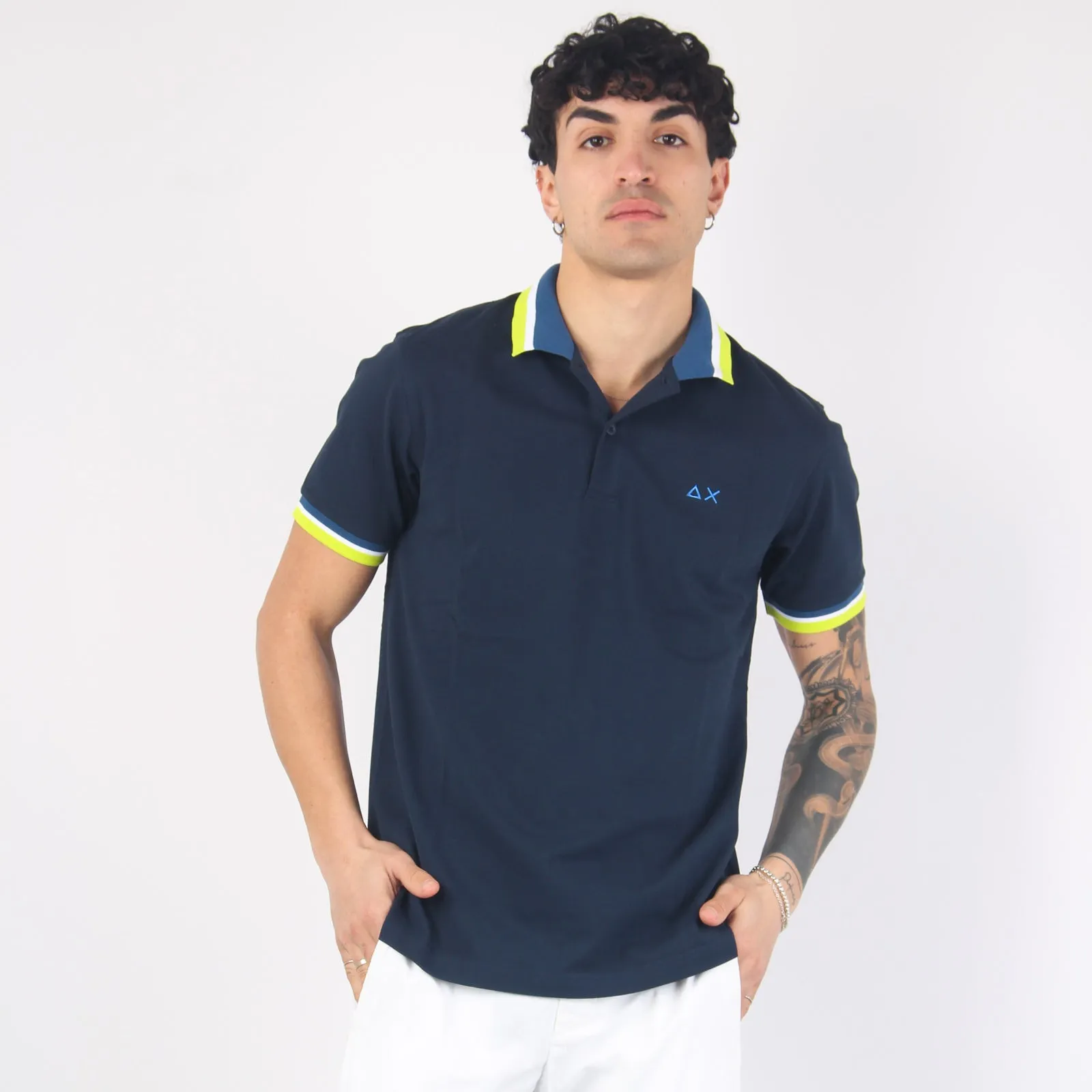 Polo Colletto Riga Navy Blue