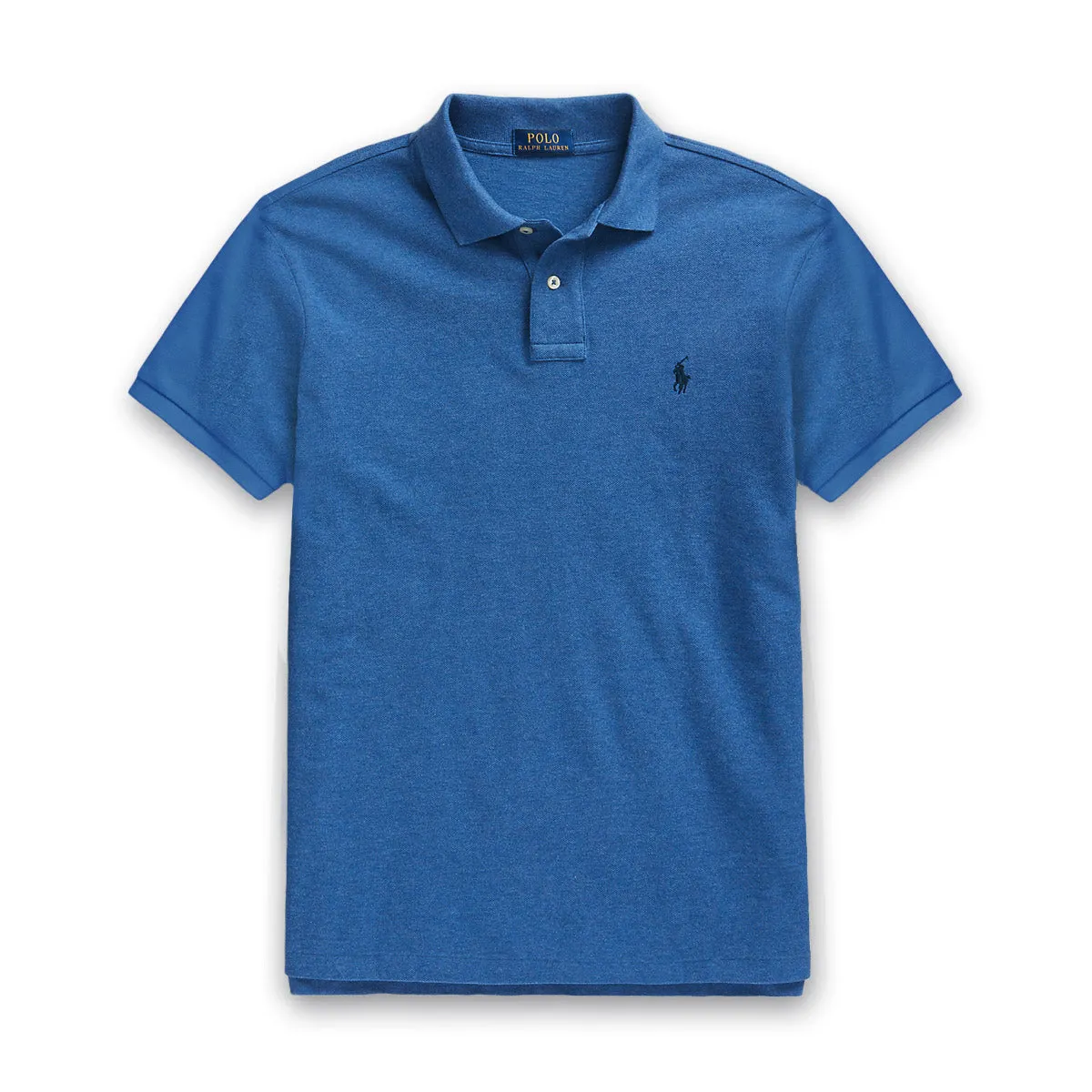 Polo Ralph Lauren - Slim Fit Mesh Polo Shirt in Blue