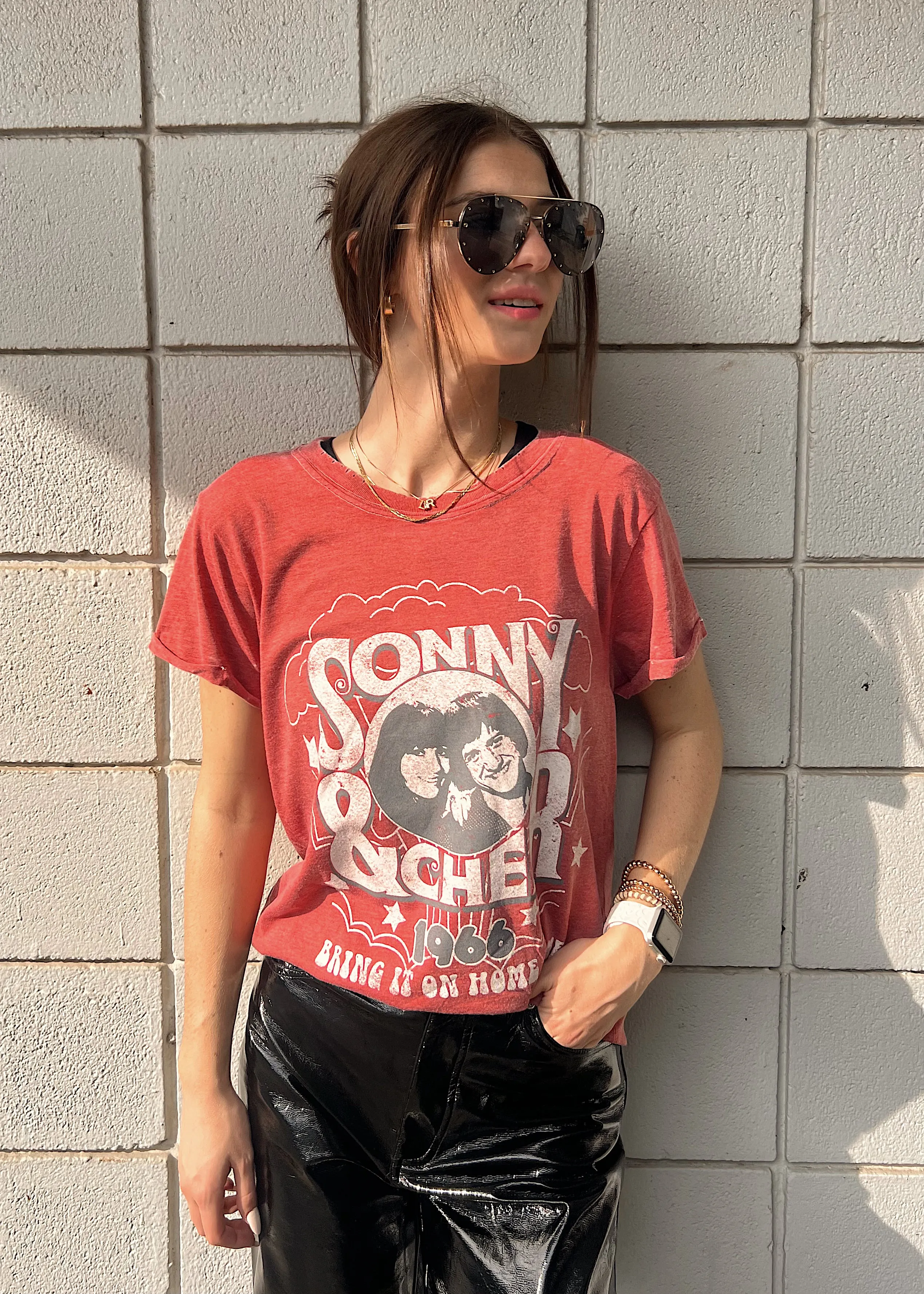 Recycled Karma Sonny & Cher Tee