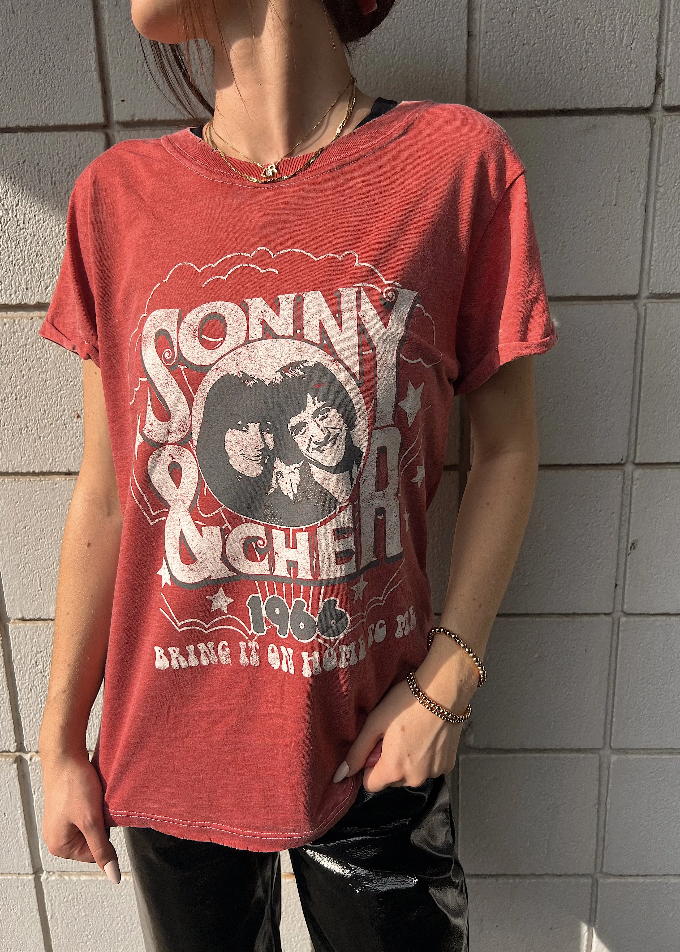 Recycled Karma Sonny & Cher Tee