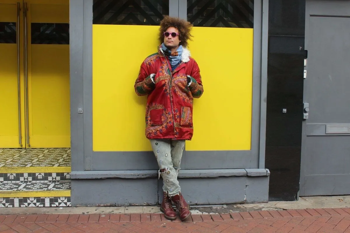 Red Dashiki Winter Coat - African Coat - African Parka