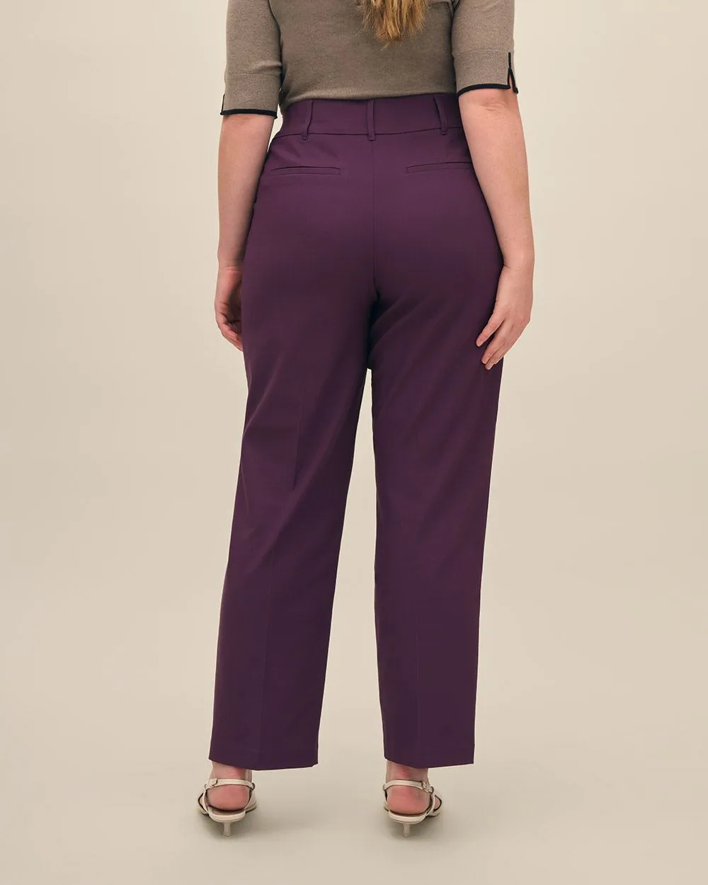 Responsible, Purple Straight-Leg Savvy Pant - PENN. Essentials