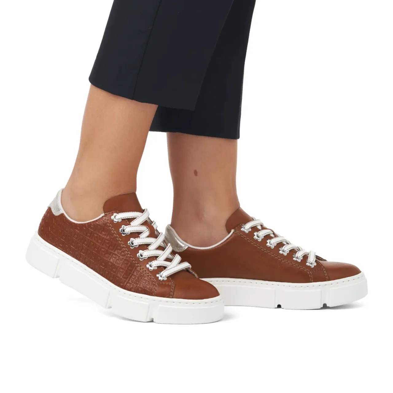 Rieker N5906-24 Wood Brown Sneaker