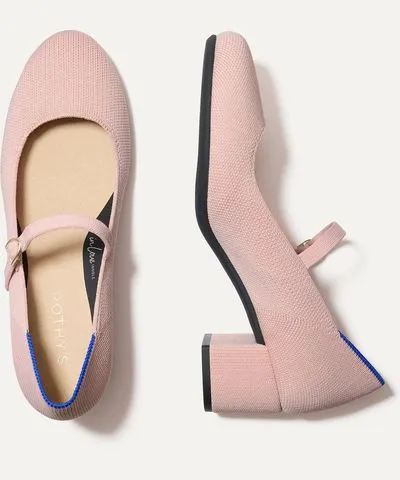 Rothy's The Mary Jane Heel in Pink