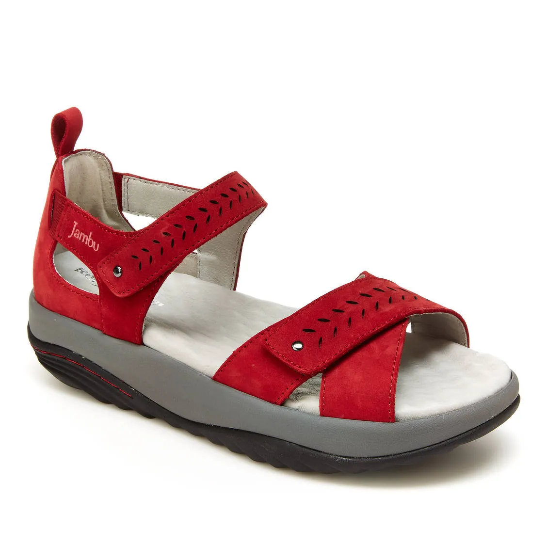 Sedona (Red Nubuck) Rocker Bottom Sandal