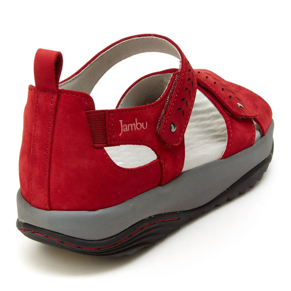 Sedona (Red Nubuck) Rocker Bottom Sandal