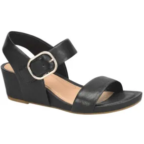 Sofft Vaya Wedge Sandal Black (Women's)