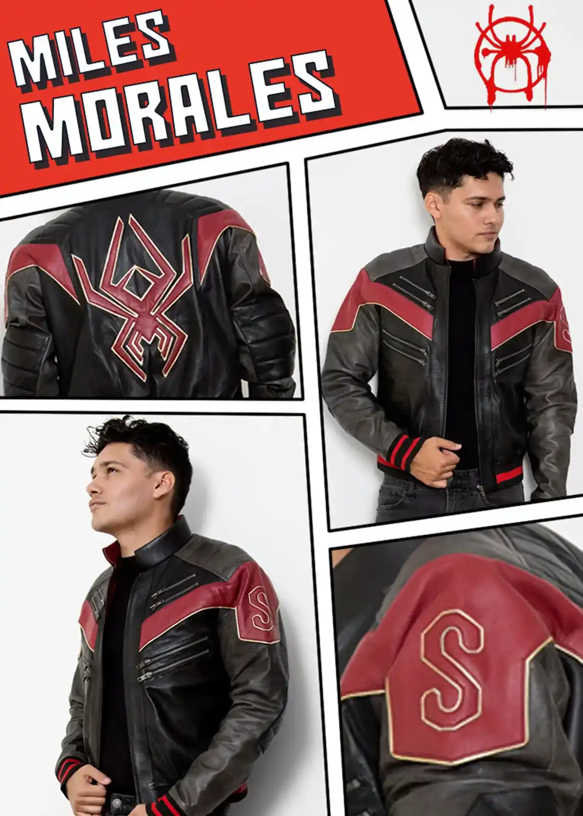 Spider Man Into the Spider Verse Jacket - Luca Designs