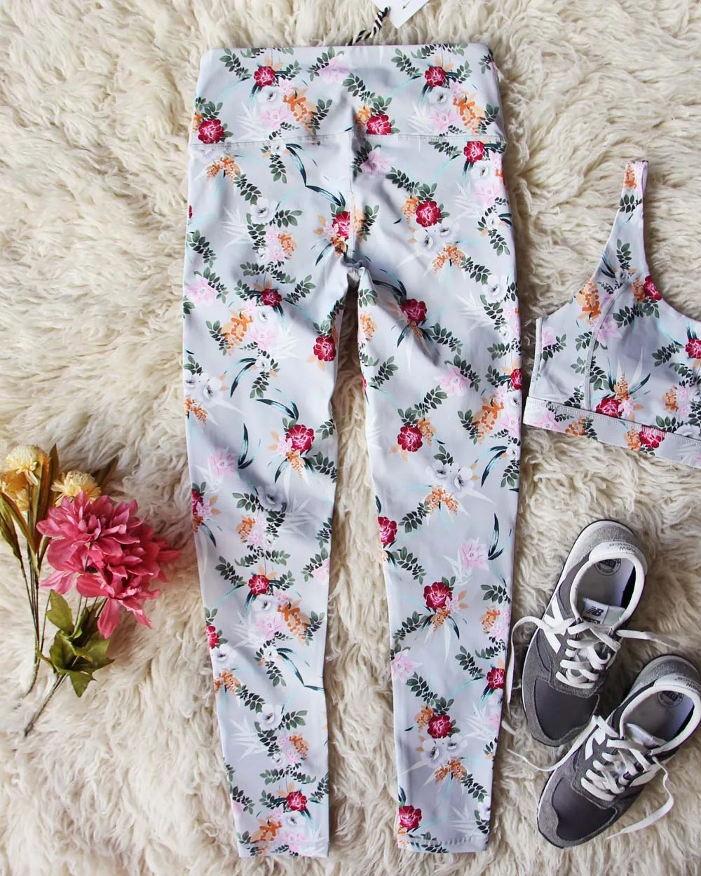 Sporty Gym Leggings in Floral