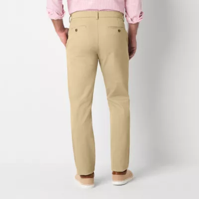 St. John's Bay Stretch Chino Mens Straight Fit Flat Front Pant