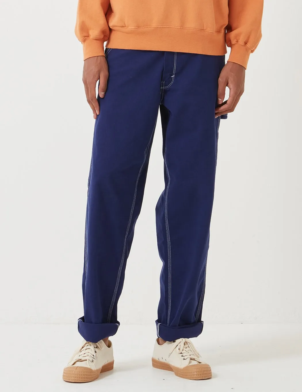 Stan Ray 80's Painter Pant Overdye (Straight) - Navy Blue