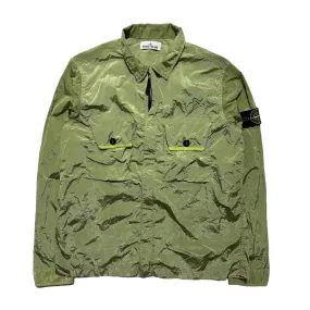 Stone Island Green Nylon Overshirt