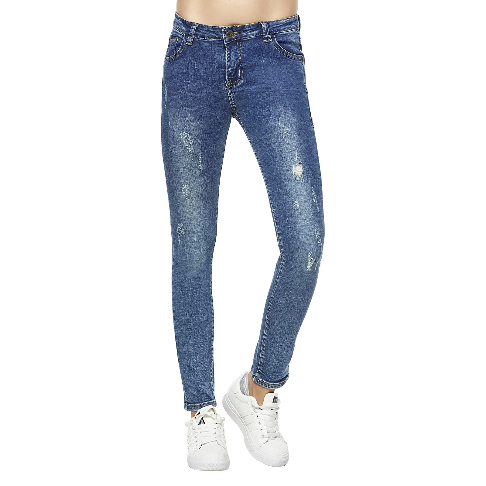 Stretch Skinny distressed Jeans