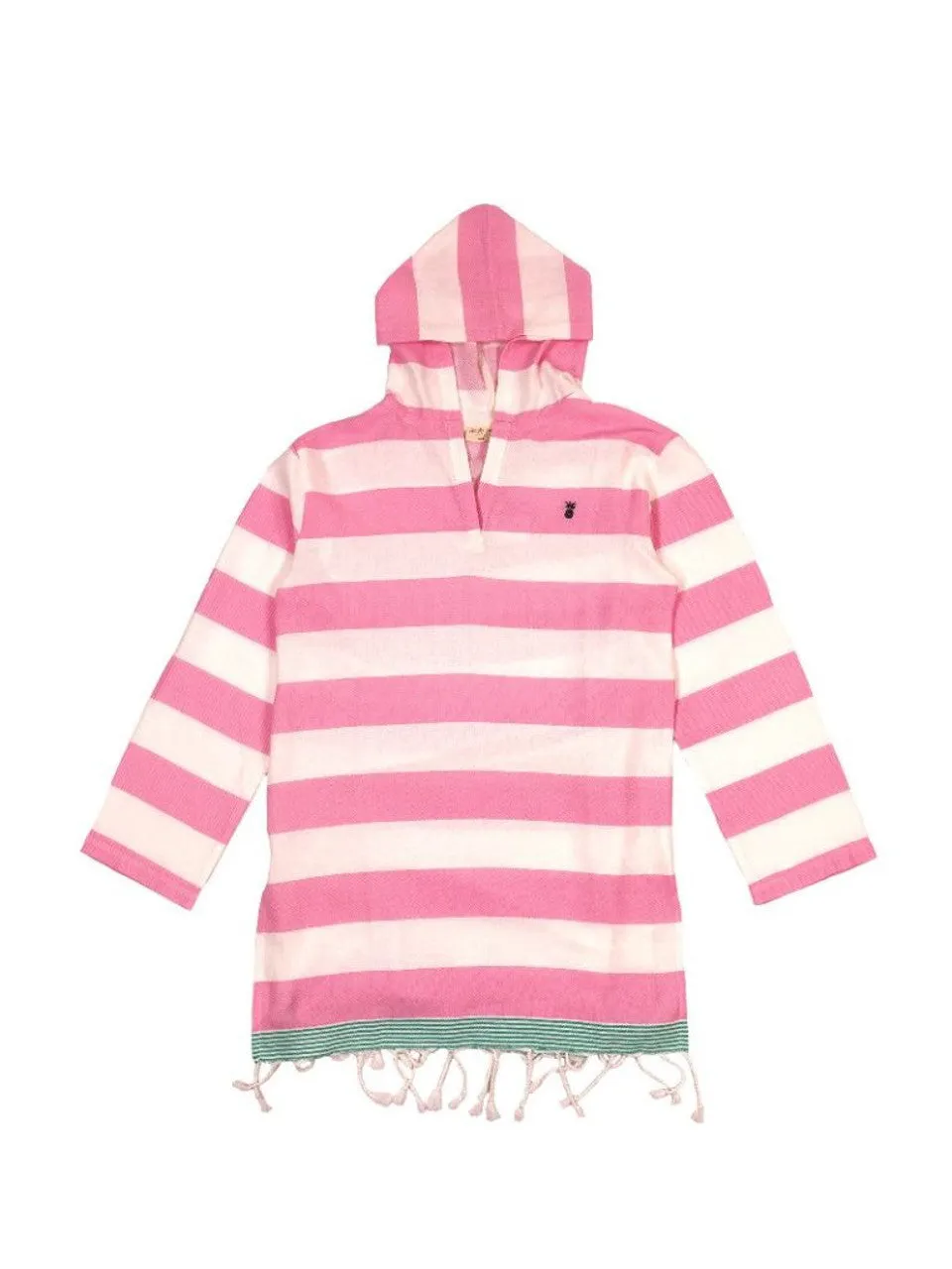 Striped Cover Up Dress in Pink