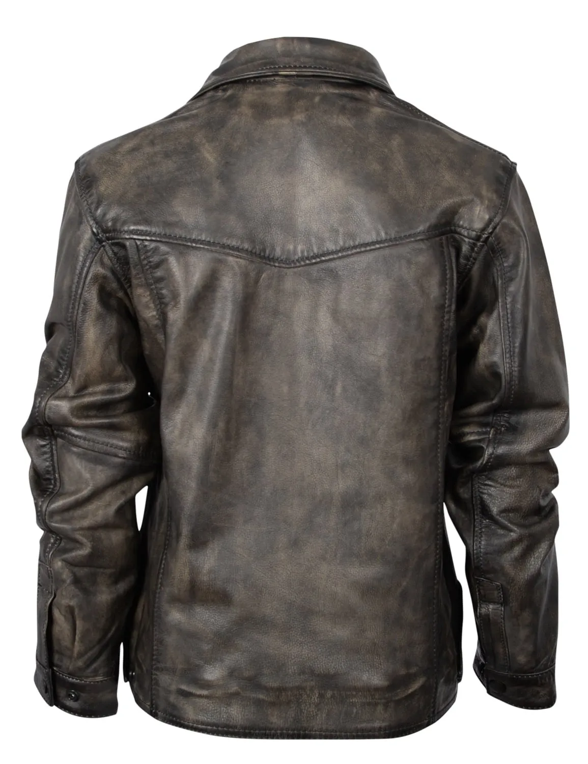 STS Ranchwear Youth Boys Rifleman Grulla Leather Leather Jacket