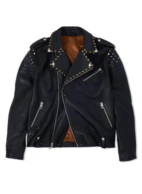 STUDDED LEATHER JACKET