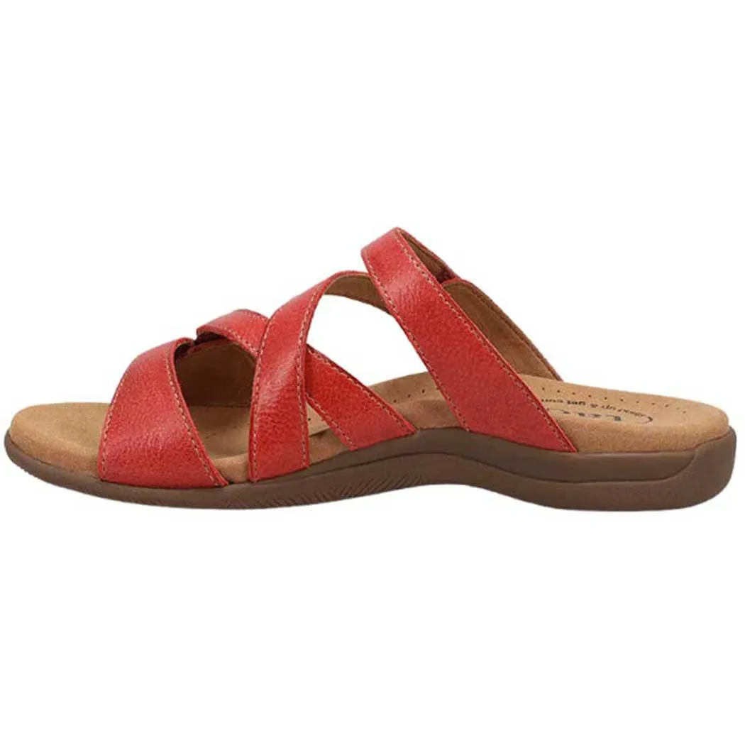 Taos Double U Slide Sandal True Red (Women's)