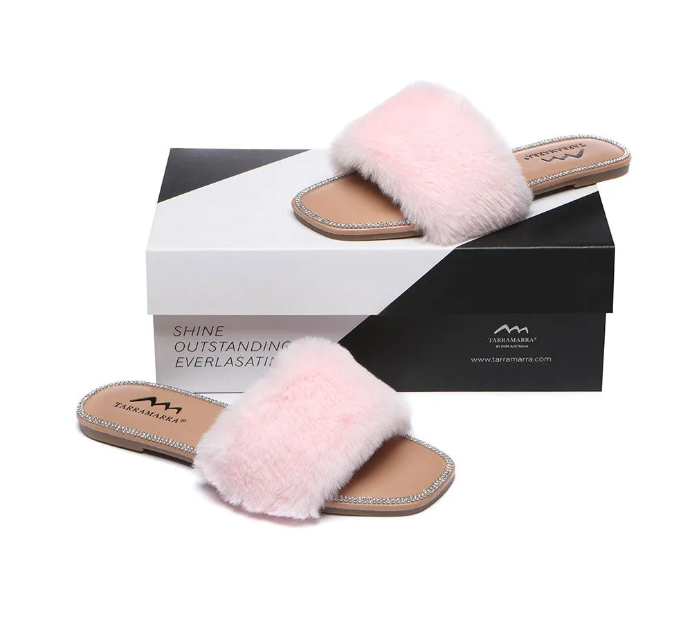 TARRAMARRA Fluffy Diamante Women Sandals