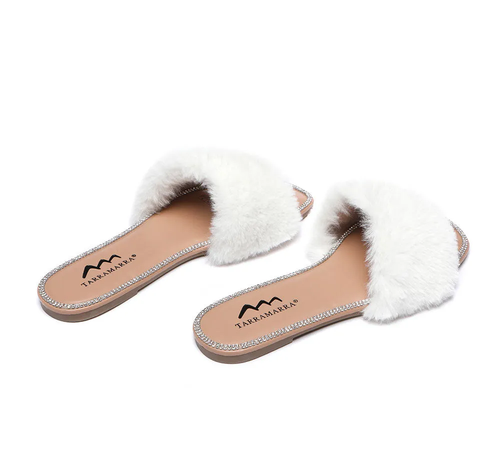 TARRAMARRA Fluffy Diamante Women Sandals