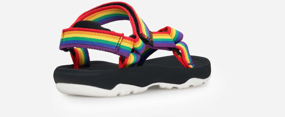 Teva Big Kids Hurricane XLT 2 Velcro Water Sandal- Rainbow Black