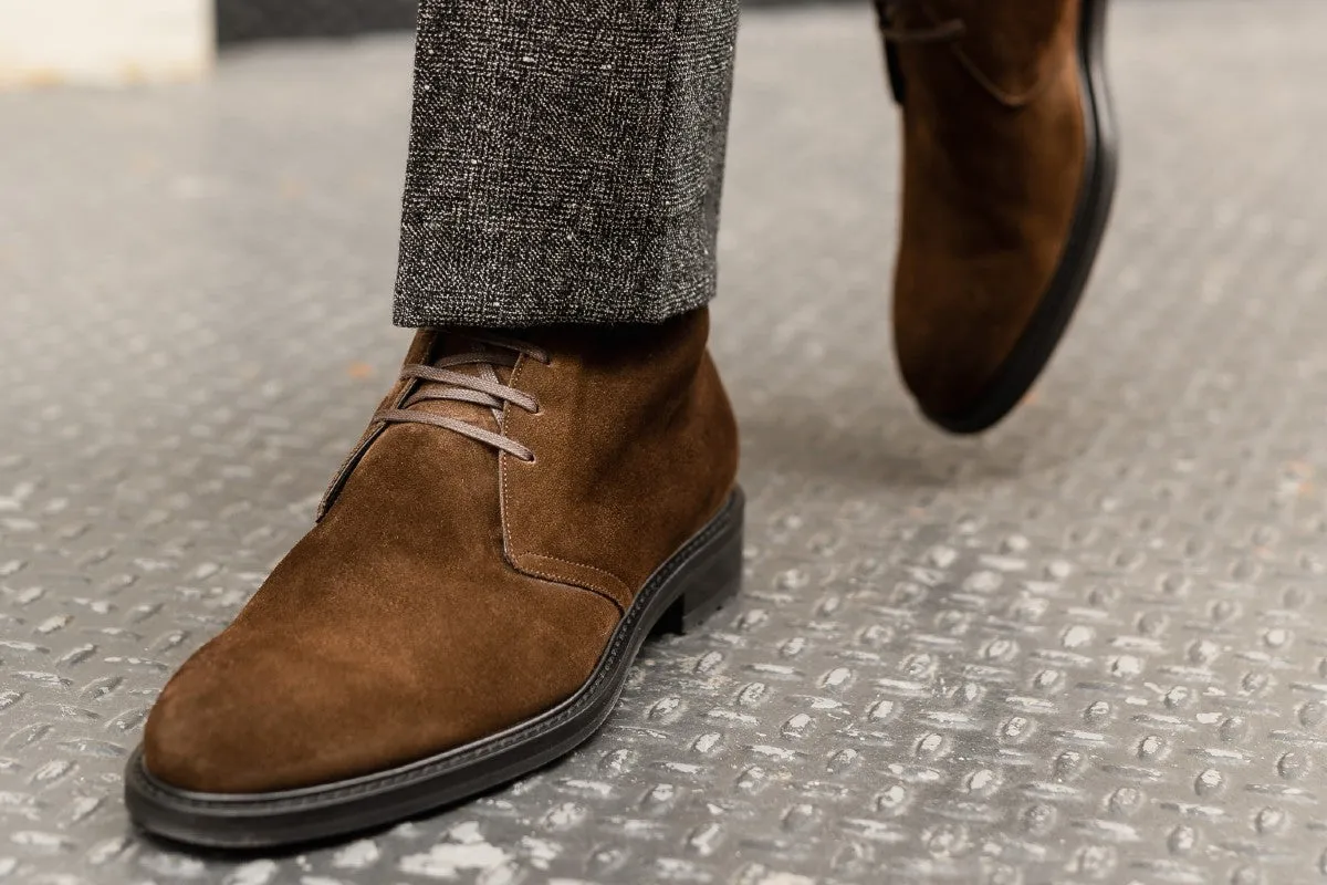 The Agnelli Chukka Boot - Brown Suede