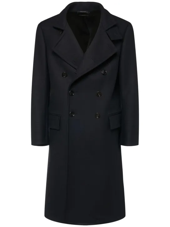 Tom Ford   Compact Japanese twill felt coat 