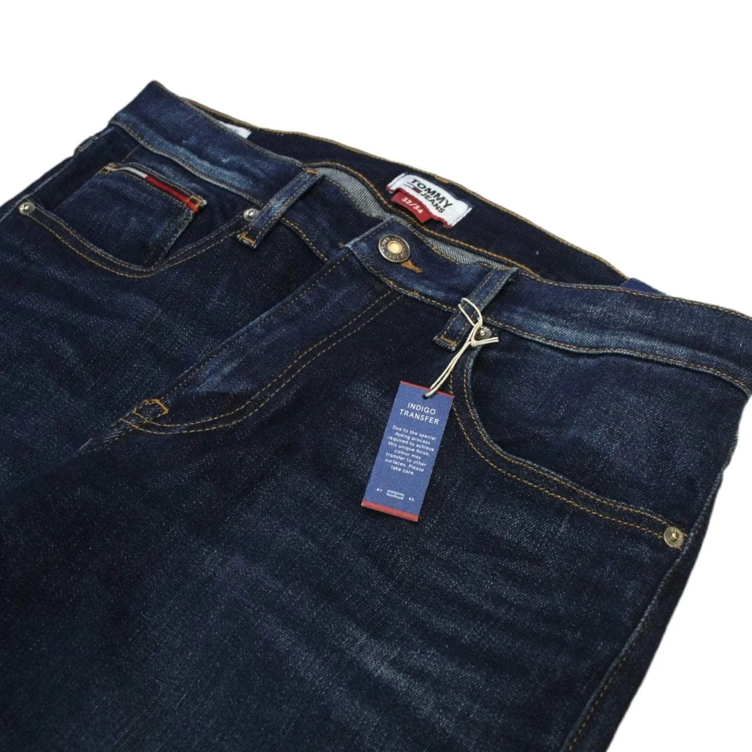 Tommy Hilfiger Blue Straight Fit Jeans