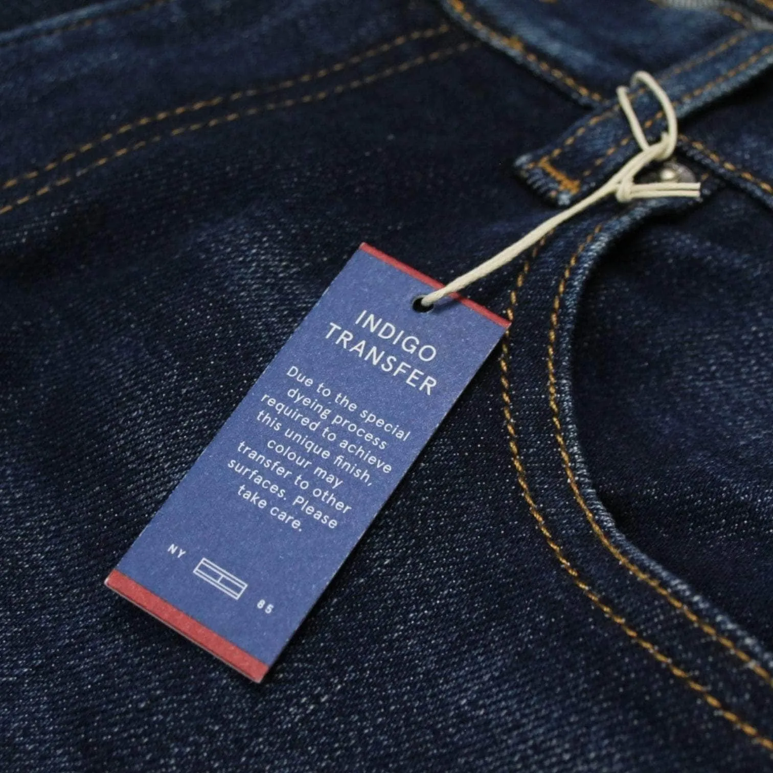 Tommy Hilfiger Blue Straight Fit Jeans