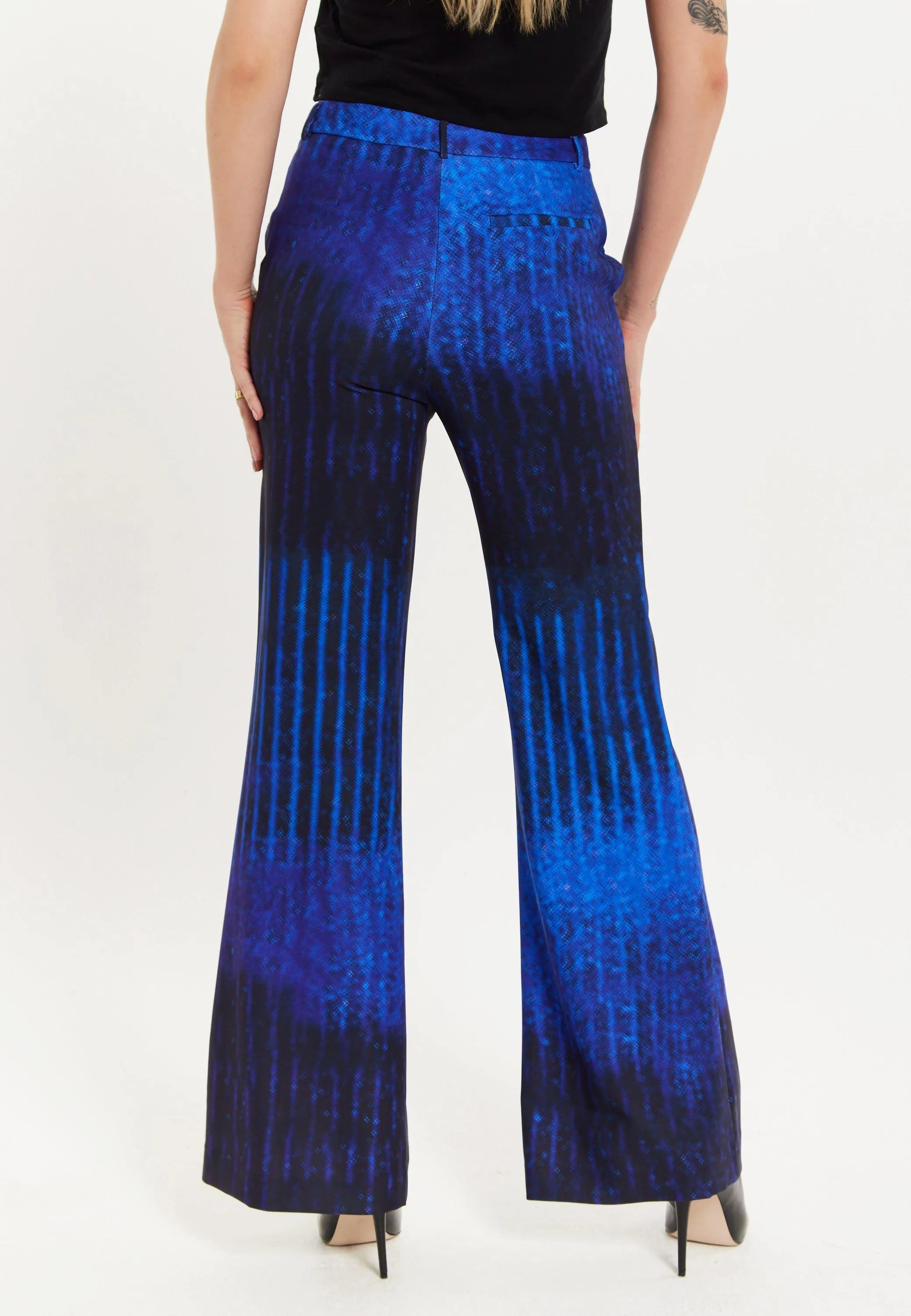 Trousers | Abstract Print Tailored Trousers | House of Holland