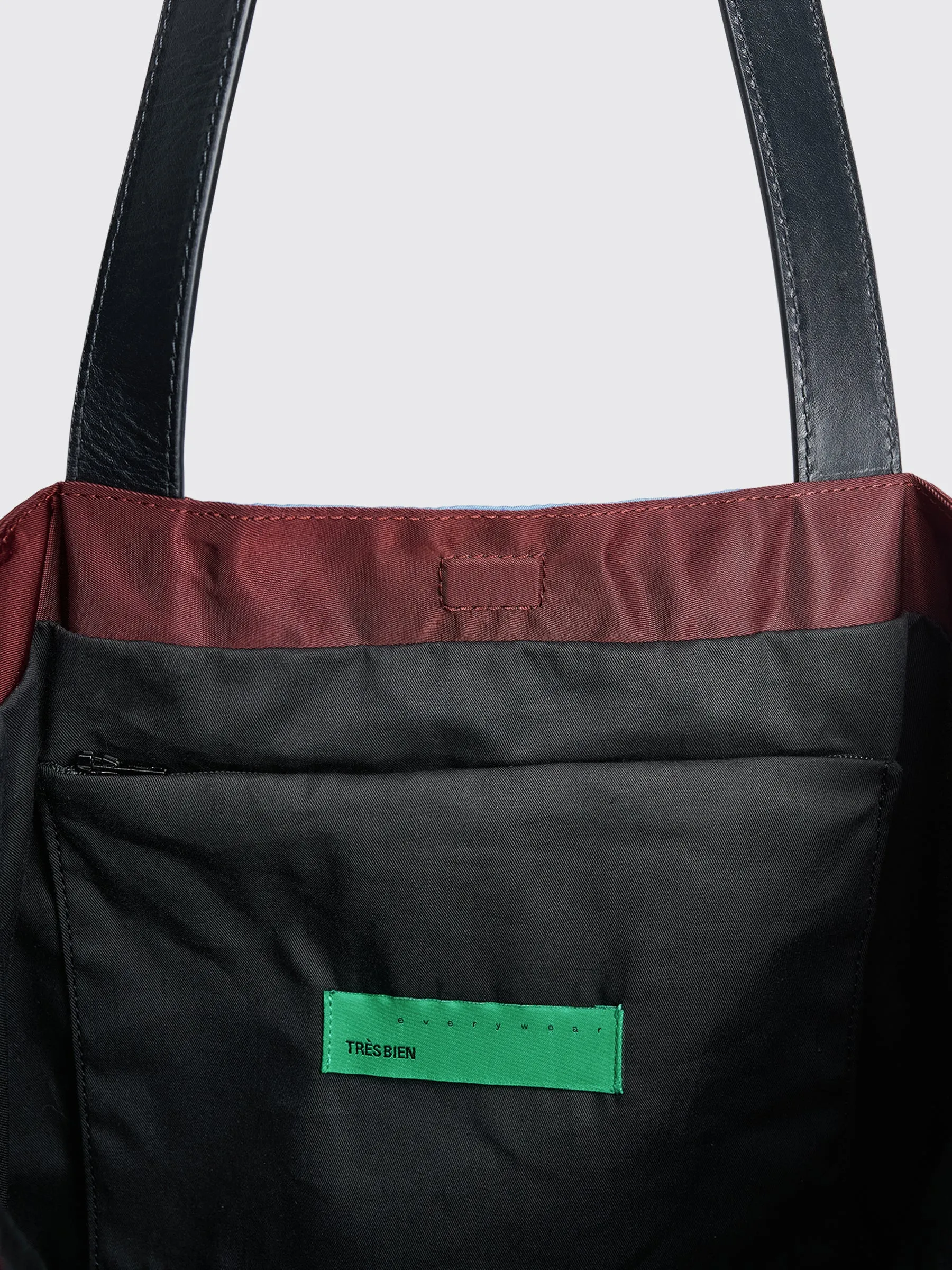 TRÈS BIEN everywear Shopper Bag Tech Burgundy / Blue