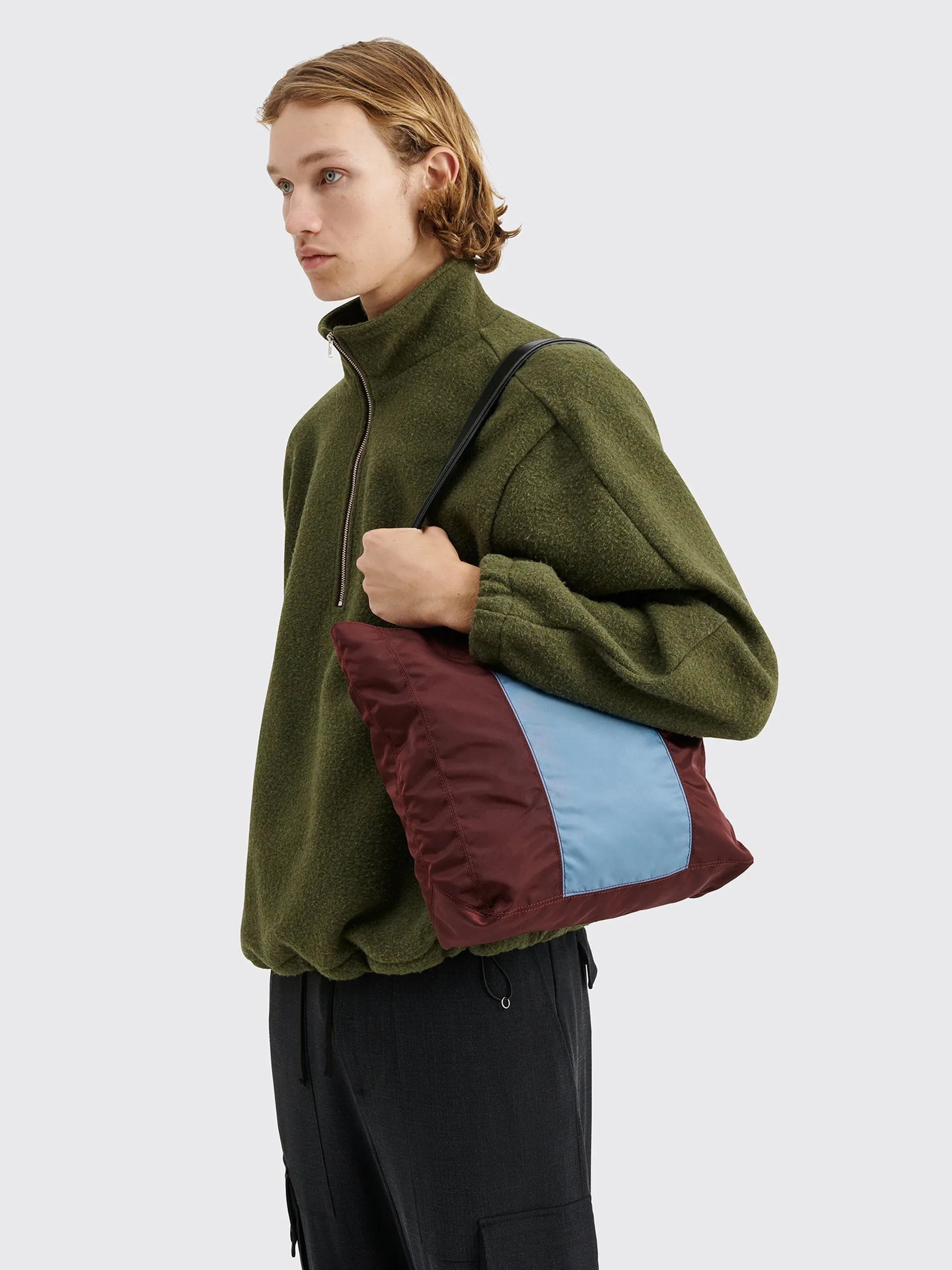 TRÈS BIEN everywear Shopper Bag Tech Burgundy / Blue