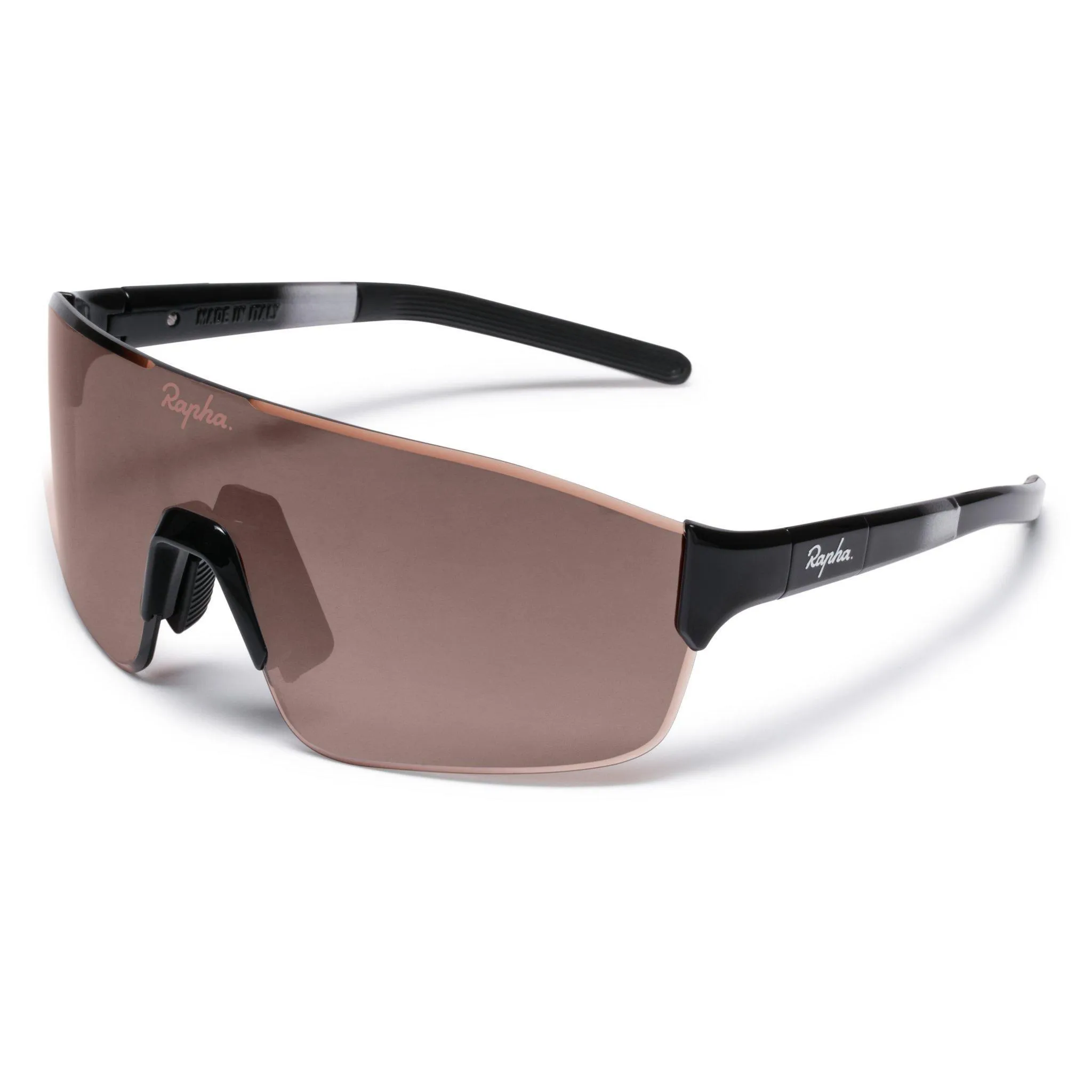 Unisex Rapha Pro Team Frameless Glasses - White / Pink | Cycling Eyewear UK