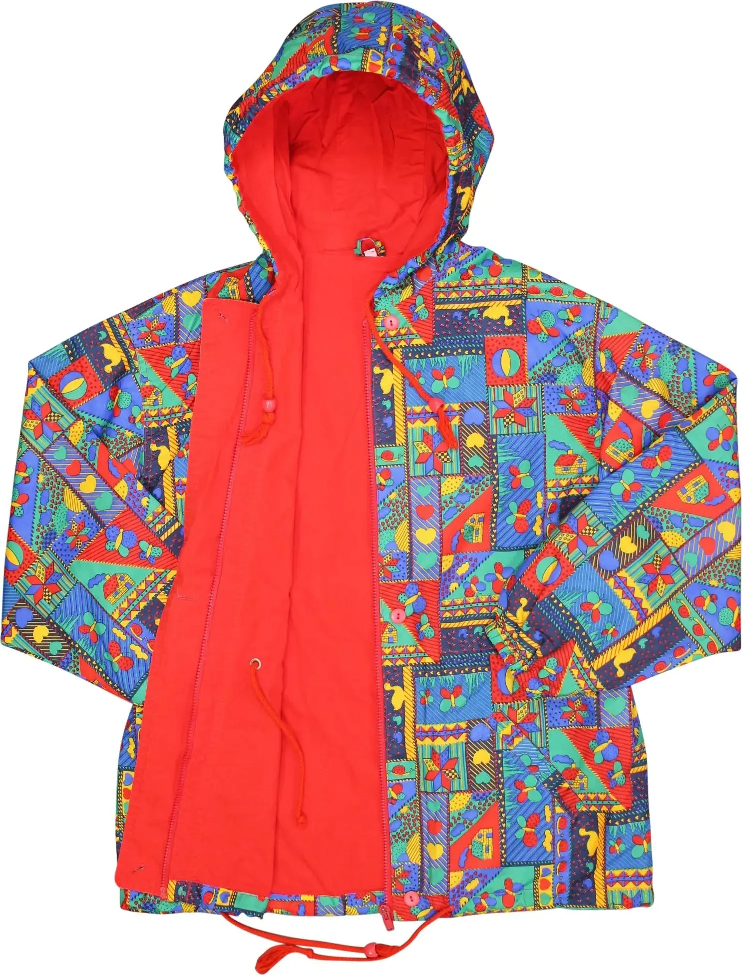 Vintage Colourful Coat | ThriftTale